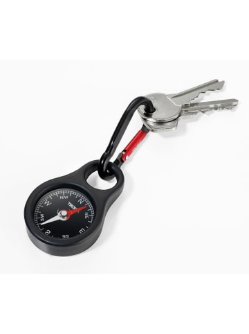 Troika Sleutelhanger "kompas" rood/zwart