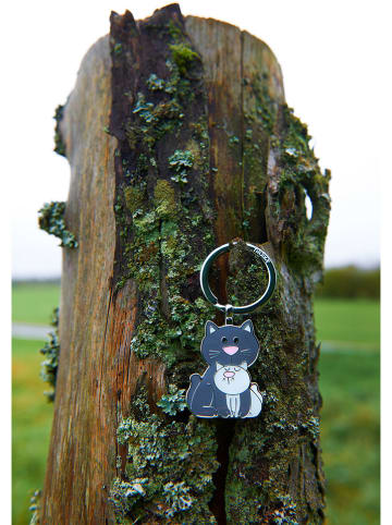 Troika Brelok w kolorze szaro-srebrnym do kluczy