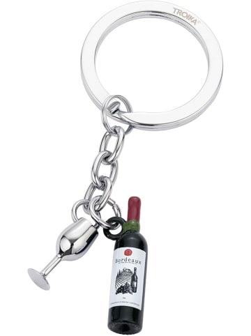 Troika Sleutelhanger "Troika Bordeaux" zilverkleurig