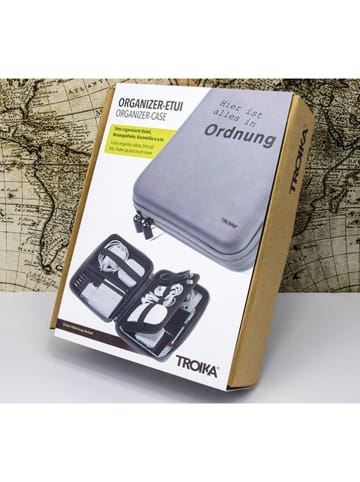 Troika Organizer-Etui in Grau - (B)22 x (H)16 x (T)5 cm