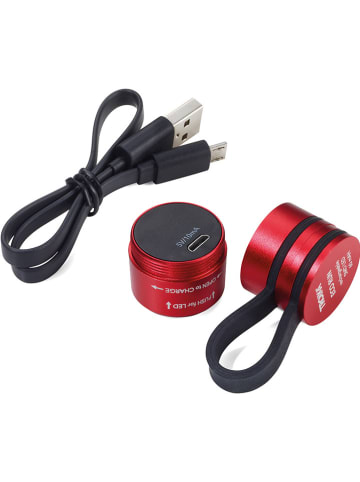 Troika Taschenlampe "Eco Run" in Rot - Ø 2,6 cm