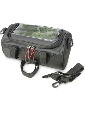 Troika Lenker-Fahrradtasche in Schwarz - (B)24 x (H)13 x (T)14 cm