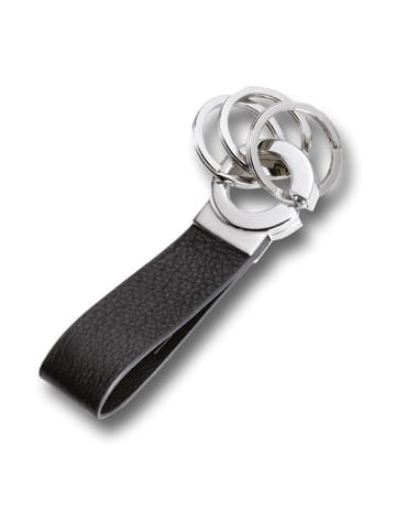 Troika Leder-Schlüsselanhänger "Key Click" in Schwarz