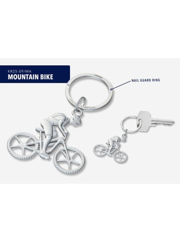 Troika Schlüsselanhänger in Silber