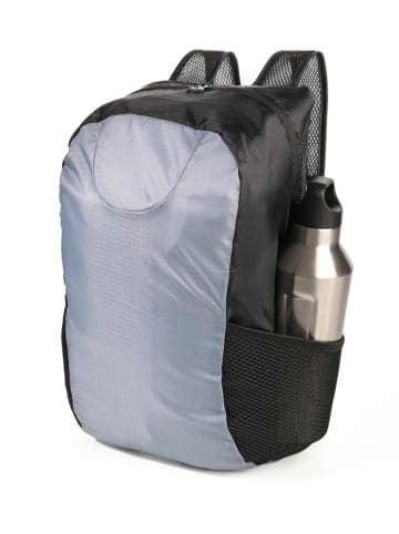 Troika Rucksack ''Ruck Zack'' in Schwarz/ Grau - (L)13,3 x (B)13,2 cm