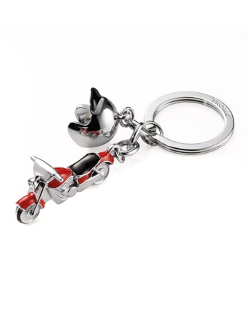 Troika Schlüsselanhänger "Key Cruising" mit Swarovski Kristallen in Silber