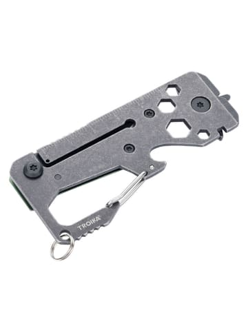 Troika Multitool groen/grijs - (L)8,5 cm