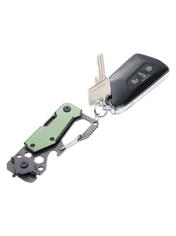 Troika Multitool in Grün/ Grau - (L)8,5 cm