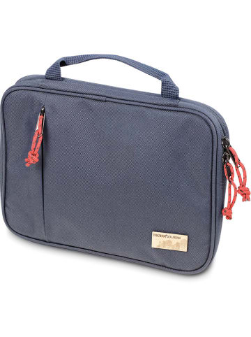 Troika Kabeltasche für Elektronikzubehör in Dunkelblau - (B)27,5 x (H)20,5 x (T)3 cm