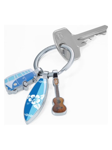 Troika Schlüsselanhänger ''Aloha'' in Blau - (L)8,2 cm