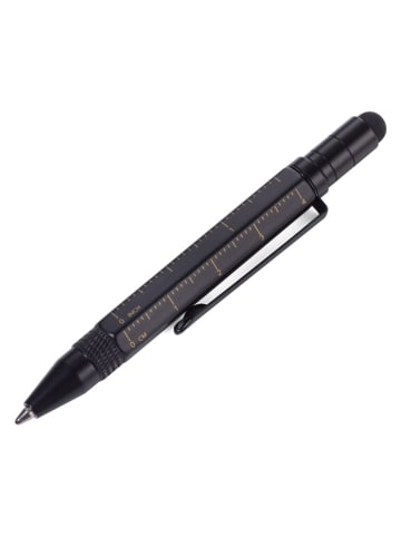 Troika Multifunctionele balpen zwart - (H)8,2 cm