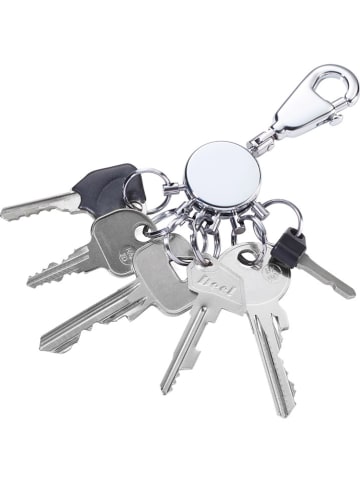 Troika Schlüsselanhänger in Silber