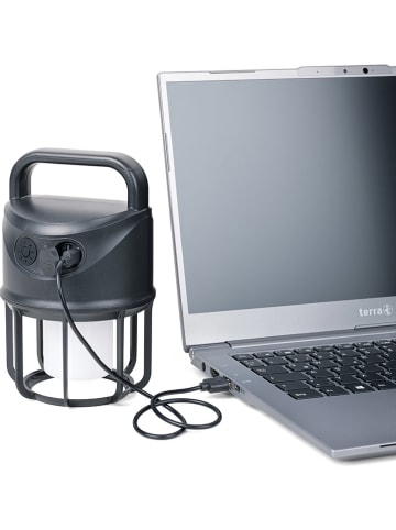 Troika Campinglamp zwart - (H)17,6 x Ø 10,8 cm