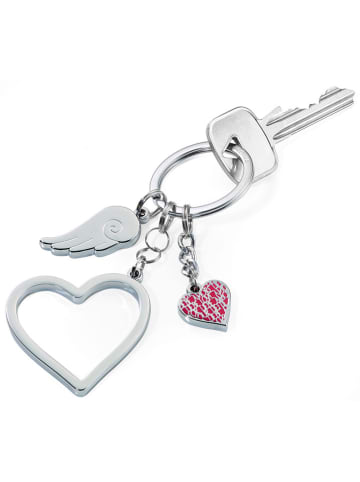 Troika Brelok "Love is in the air" w kolorze srebrnym do kluczy