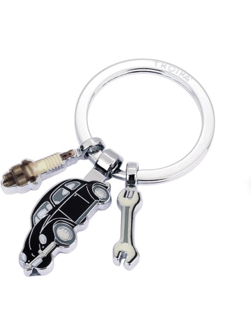 Troika Schlüsselanhänger ''Volkswagen Typ 1'' in Silber/ Schwarz