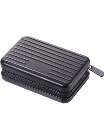 Troika Kreditkartenetui "Kartenkoffer" in Schwarz - (B)10,5 x (H)7 x (T)3 cm