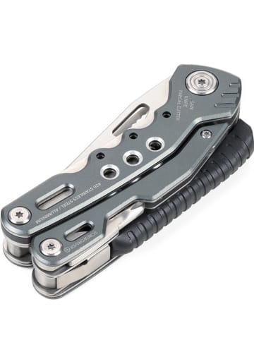Troika Multitool ''Fire Tool 14'' in Silber - (B)10,6 x (H)2,1 x (T)4 cm