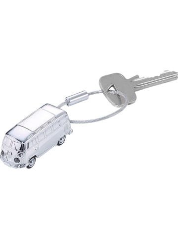 Troika LED-Schlüsselanhänger "VW Bulli" in Silber