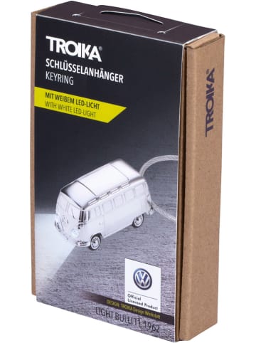 Troika Brelok LED "VW Bulli" w kolorze srebrnym do kluczy
