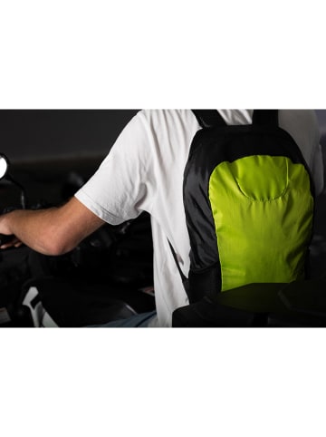 Troika Rucksack ''Ruck Zack'' in Schwarz/ Grün - (L)13,3 x (B)13,2 cm