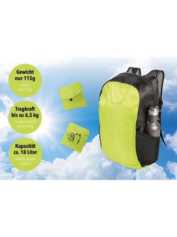 Troika Plecak w kolorze czarno-zielonym - 13,3 x 13,2 cm