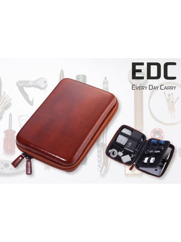 Troika Organizer-Etui in Braun - (B)22 x (H)17 x (T)4,5 cm