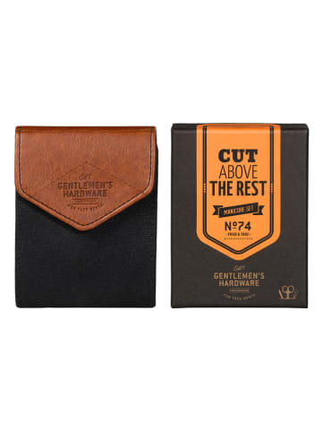 Gentlemen's Hardware 6-delige manicureset zwart/bruin