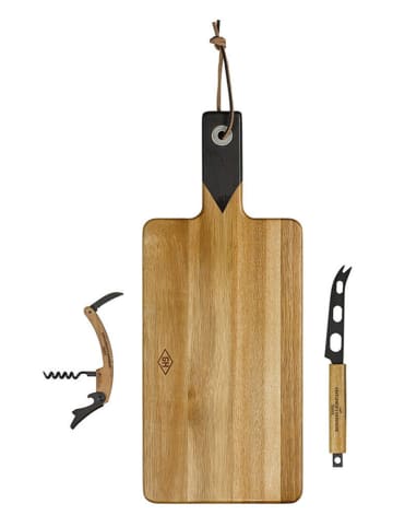 Gentlemen's Hardware 3-delige kaasserveerset lichtbruin