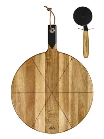 Gentlemen's Hardware 2-delige set: pizzaplank lichtbruin