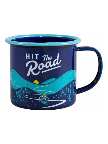 Gentlemen's Hardware Drinkbeker "Hit the Road" blauw - 325 ml