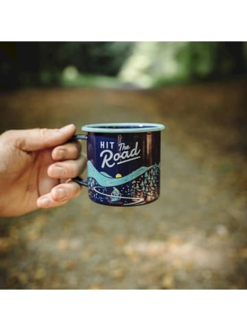 Gentlemen's Hardware Drinkbeker "Hit the Road" blauw - 325 ml