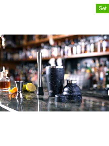 Gentlemen's Hardware 3-delige drankset "Bartender's Mixology Kit" zwart