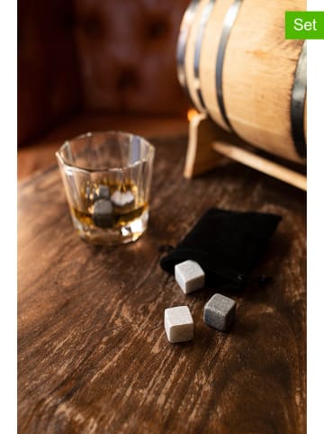 Gentlemen's Hardware Kostki (6 szt.) w kolorze szarym do whisky - 9 x 9 cm