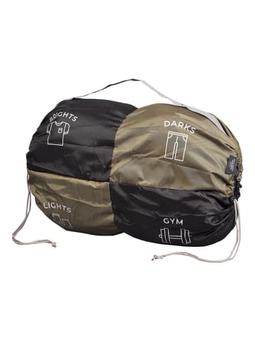 Gentlemen's Hardware Torba podróżna w kolorze oliwkowo-czarnym na bieliznę