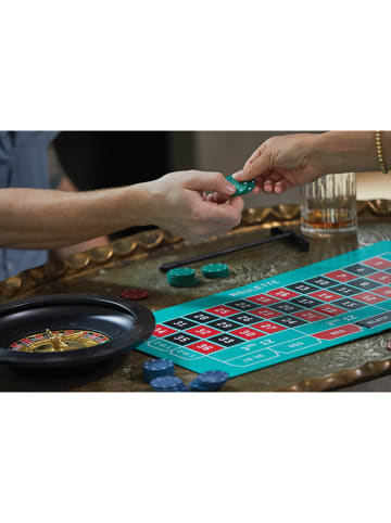 Gentlemen's Hardware Roulette- & pokerset "Casino Night" meerkleurig