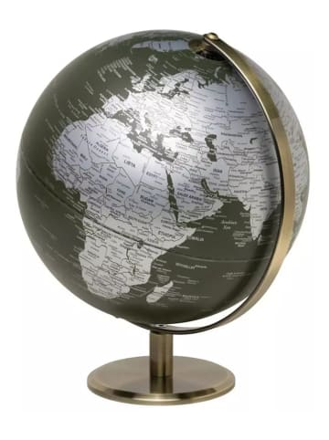 Gentlemen's Hardware Świecący globus w kolorze zielono-srebrnym