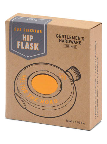 Gentlemen's Hardware Piersiówka "One For The Road" w kolorze srebrnym - 135 ml