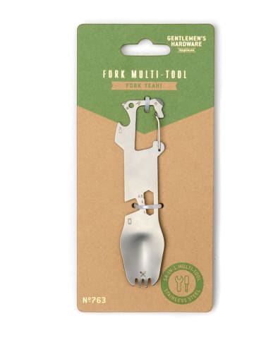Gentlemen's Hardware Narzędzie wielofunkcyjne "Fork Yeah" w kolorze srebrnym