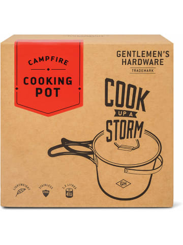 Gentlemen's Hardware Campingtopf in Silber - 1,2 l