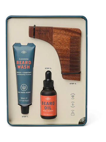 Gentlemen's Hardware 3-delige baardverzorgingsset donkerblauw
