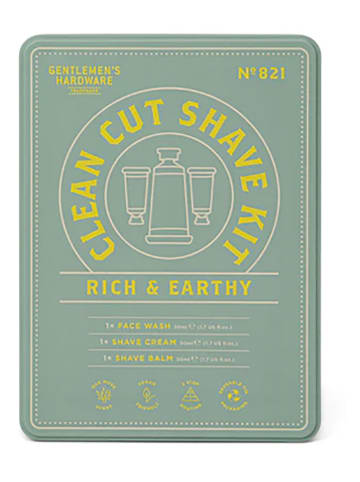 Gentlemen's Hardware 3tlg. Gesichtspflege-Set in Mint - 3x 50 ml