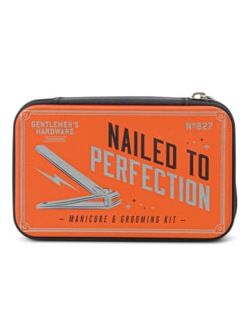 Gentlemen's Hardware 4-delige manicureset oranje