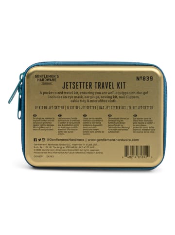 Gentlemen's Hardware 6-delige reisset "The Jet Setter" wit
