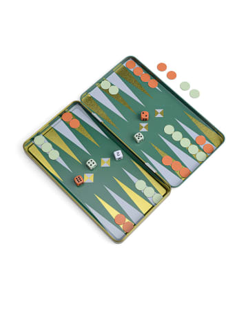 Gentlemen's Hardware Brettspiel "Backgammon" in Grün