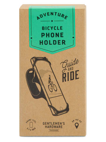 Gentlemen's Hardware Uchwyt rowerowy w kolorze czarnym na telefon