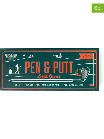 Gentlemen's Hardware 3-delige set: golfclubs zilverkleurig/zwart