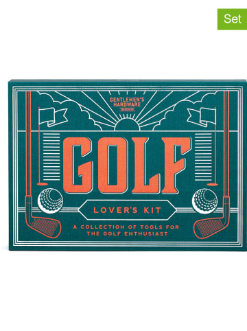Gentlemen's Hardware 8-delige golfset turquoise/oranje