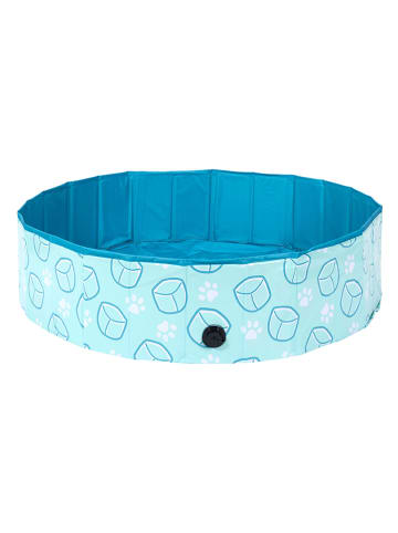 Garden Spirit Basen w kolorze błękitnym dla psa - wys. 30 x Ø 120 cm