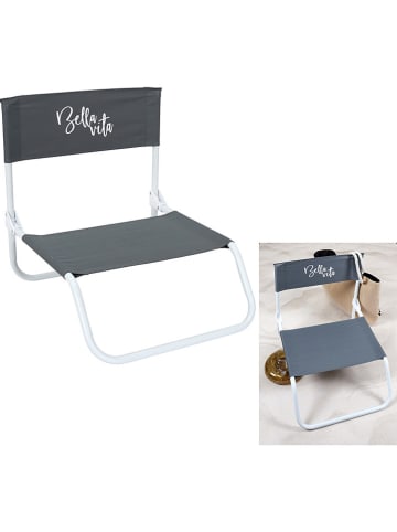 Garden Spirit Klappstuhl "Chaise" in Anthrazit - (B)52 x (H)37 x (T)50,5 cm
