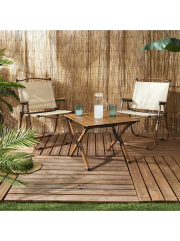 Garden Spirit Tuinstoel beige - (B)55 x (H)77 x (D)36 cm